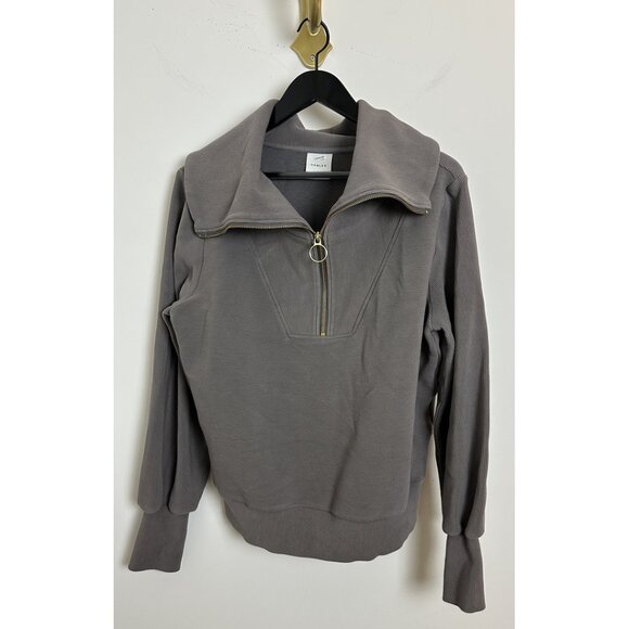 VARLEY Vine Ottoman Half Zip Pullover in Charcoal Size Medium - Picture 5 of 15